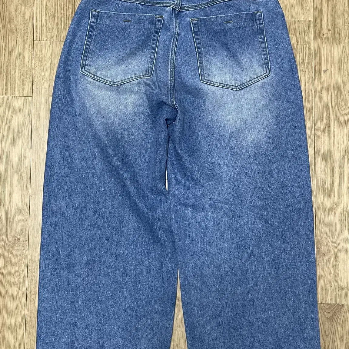 노운 wide denim pants (mid blue) 2사이즈