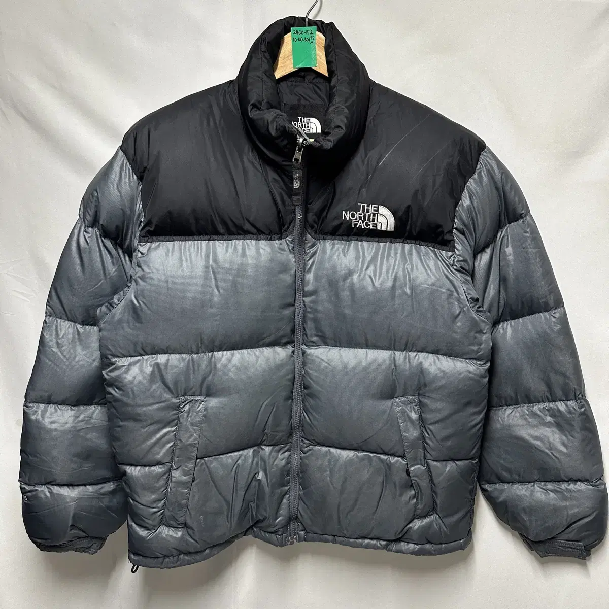 [Genuine/M] The North Face 700 Nupsi Goose Down Gray Padding