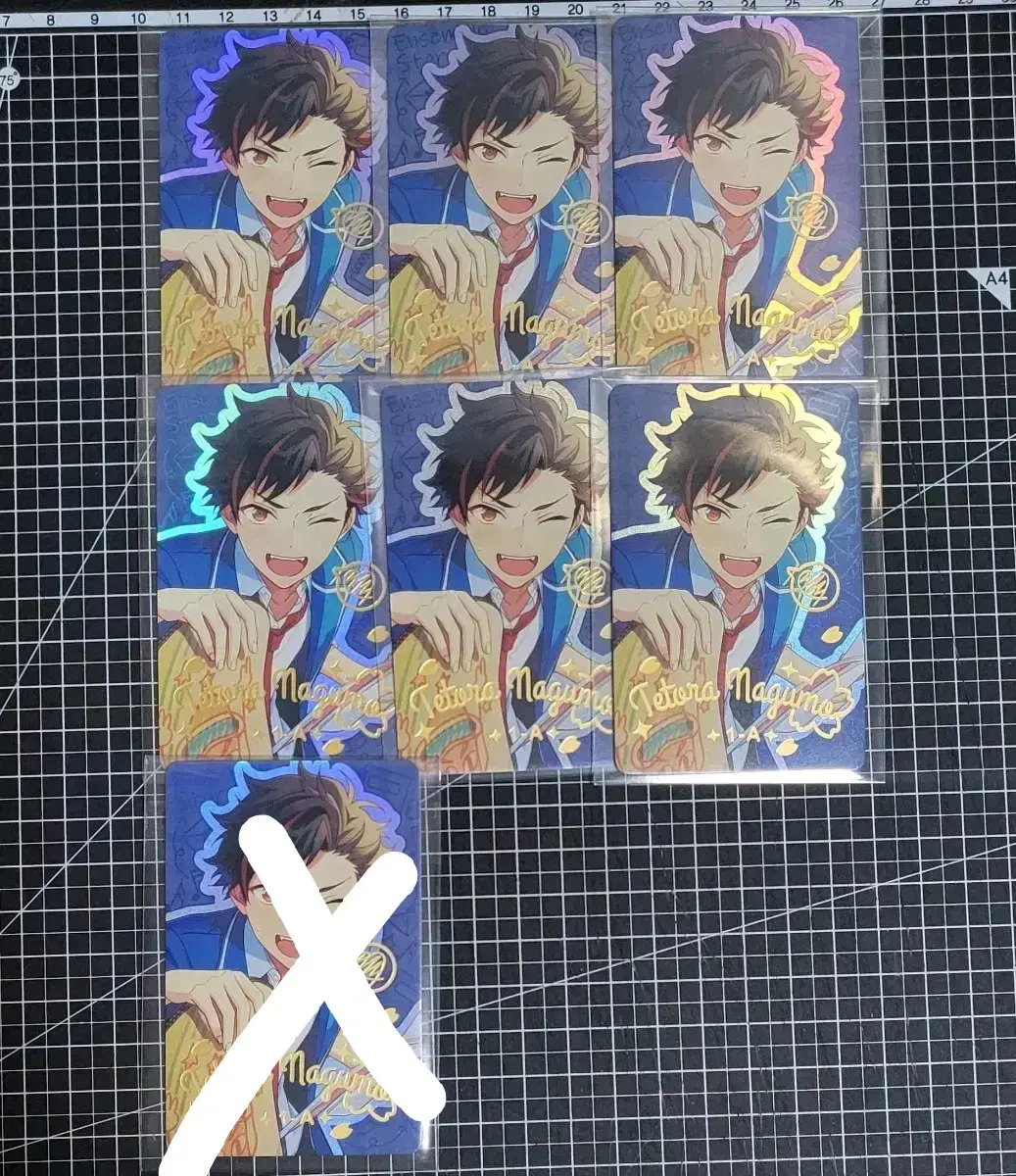 Unsealed, 7 sheets in bulk) Angsta Jungsta Tetora School Uniform photocard wts Meteor University