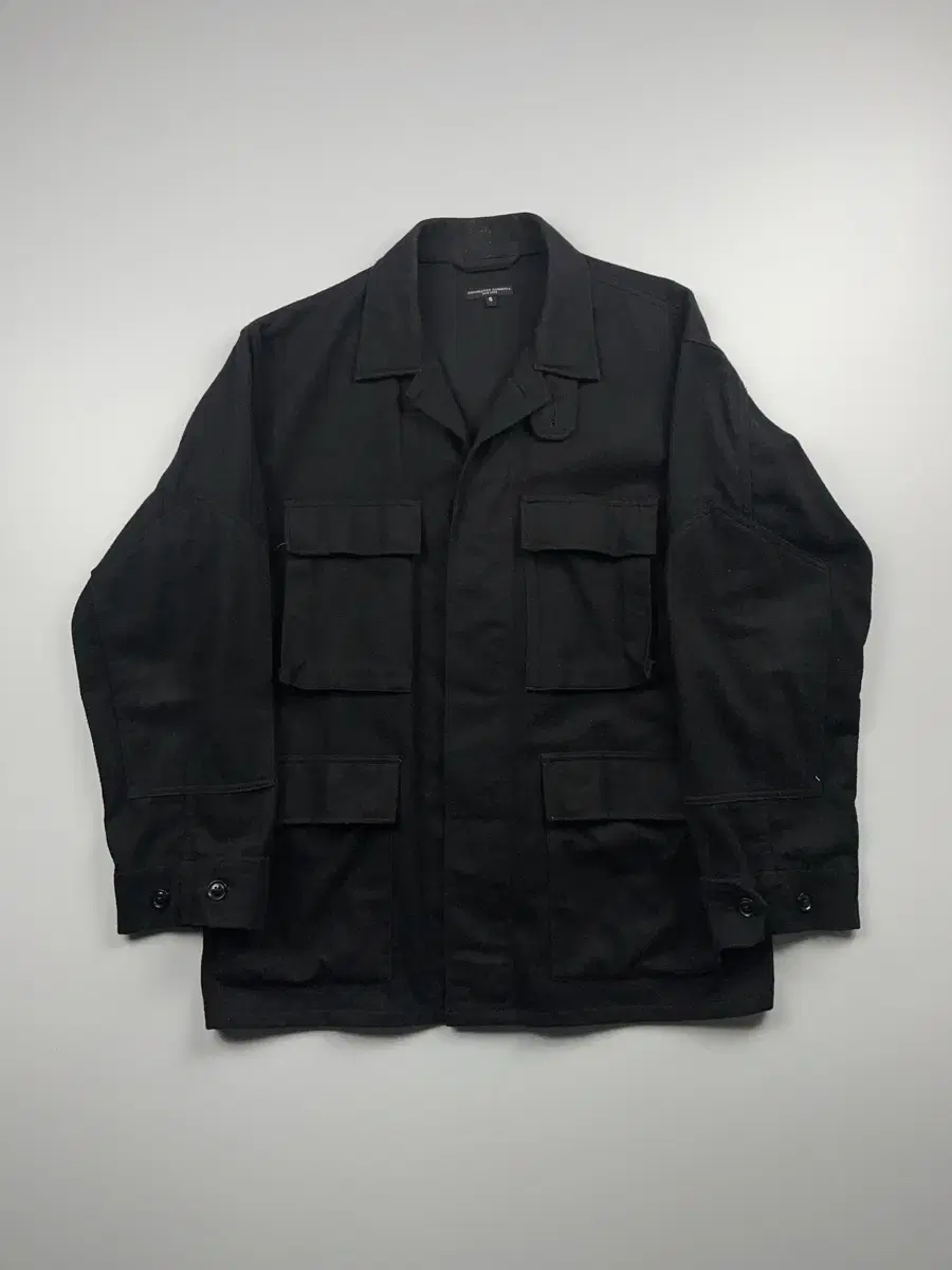 (105) Engineeredgarments Flannel BDU Jacket Black S