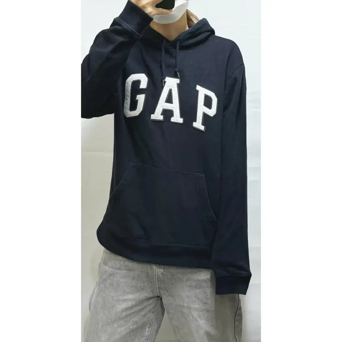 갭후드티 네이비 gap 화이트