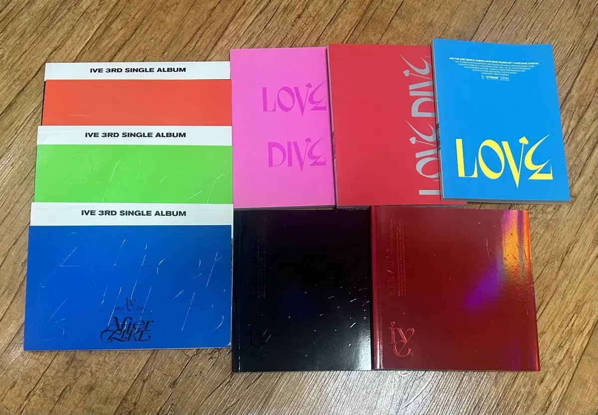 over)ive unsealed album wts sell eleven love dive app i.m should be