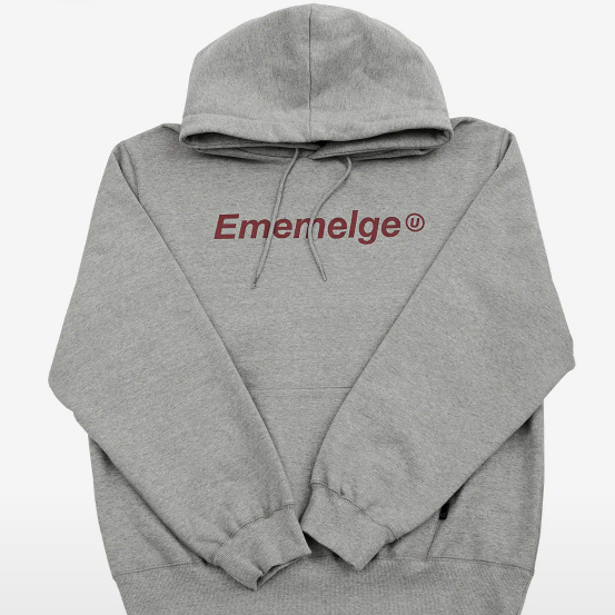 [Mmlg] EMEMELGE HOOD (GREY)