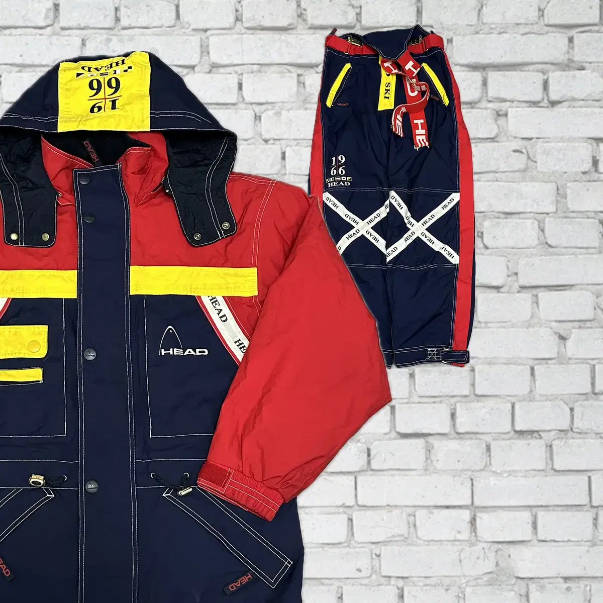 (1610) Head 90s Old School Ski Suit Set 95