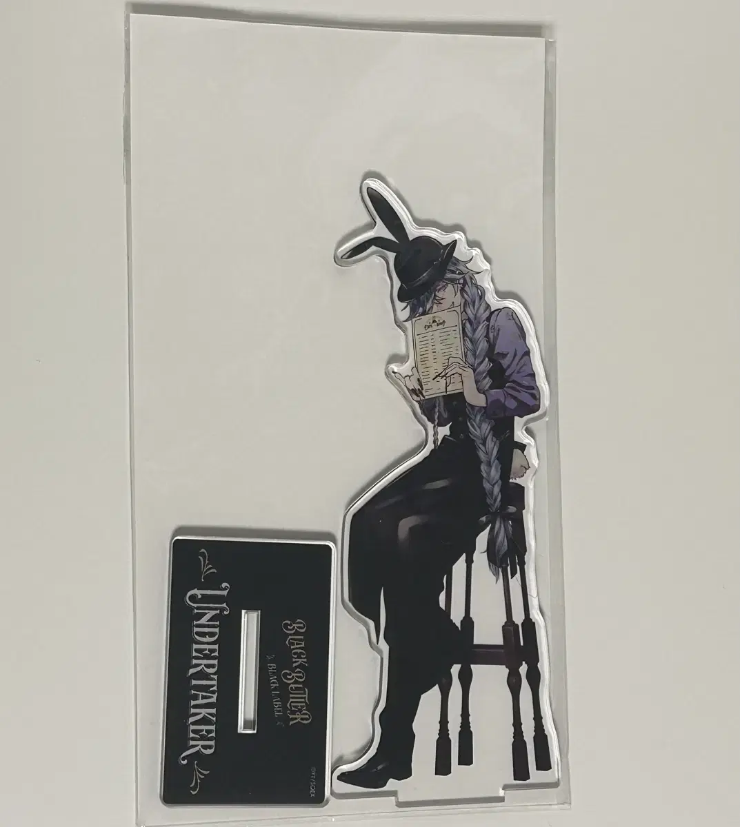 (Unsealed Exhibit) Black Butler Rabbit Cafe Undertaker acrylic for sale