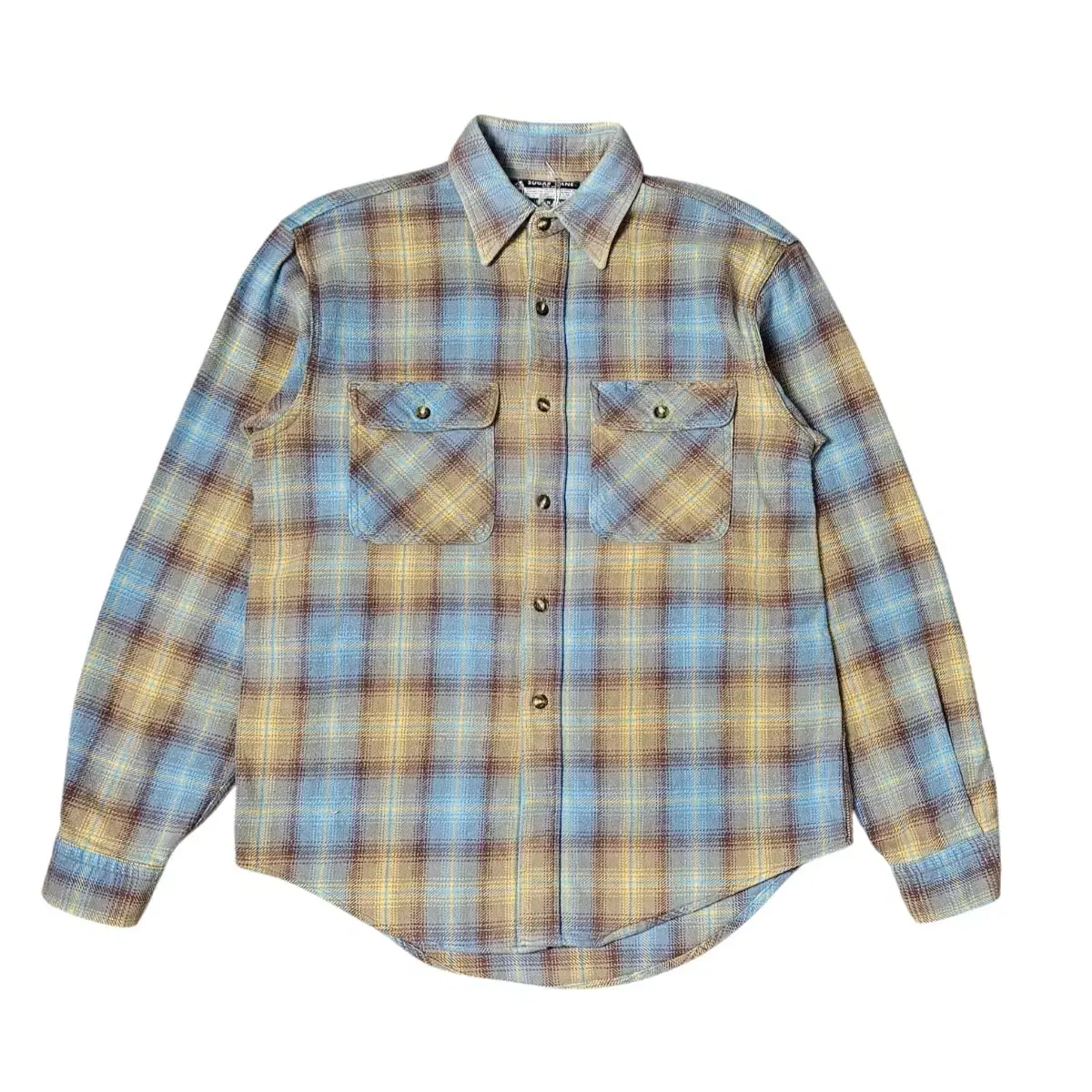 Sugarcane Old Model Flannel Shirt Vintage M