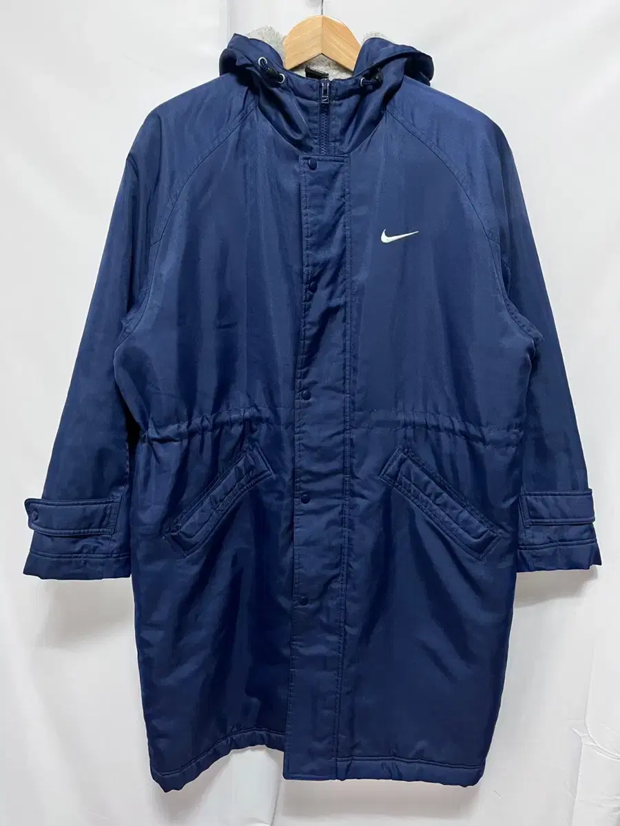 [Authentic/L] Nike Swoosh Old School Navy Dobba Long Padded