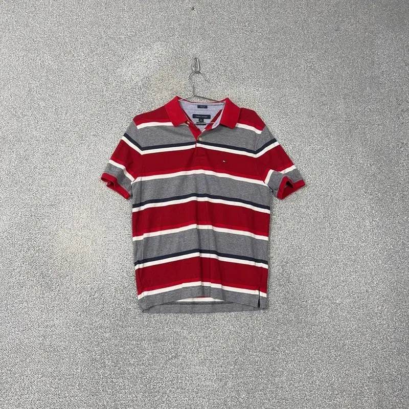 Tommy Hilfiger Striped Logo Short Sleeve Karati L