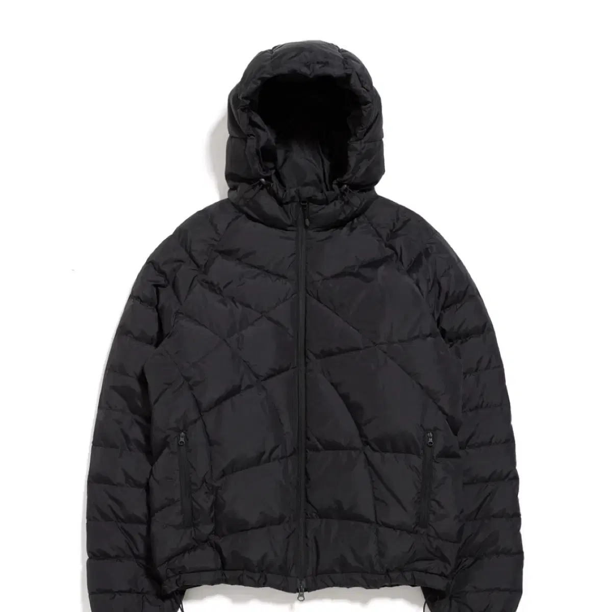 [3] Hatching Room Web Goose Down Puffer Padded Black