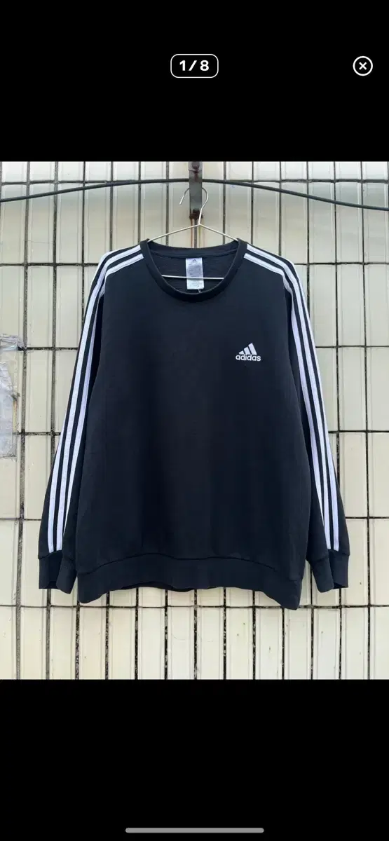 [3XL]아디다스 베이직 로고 맨투맨 Adidas