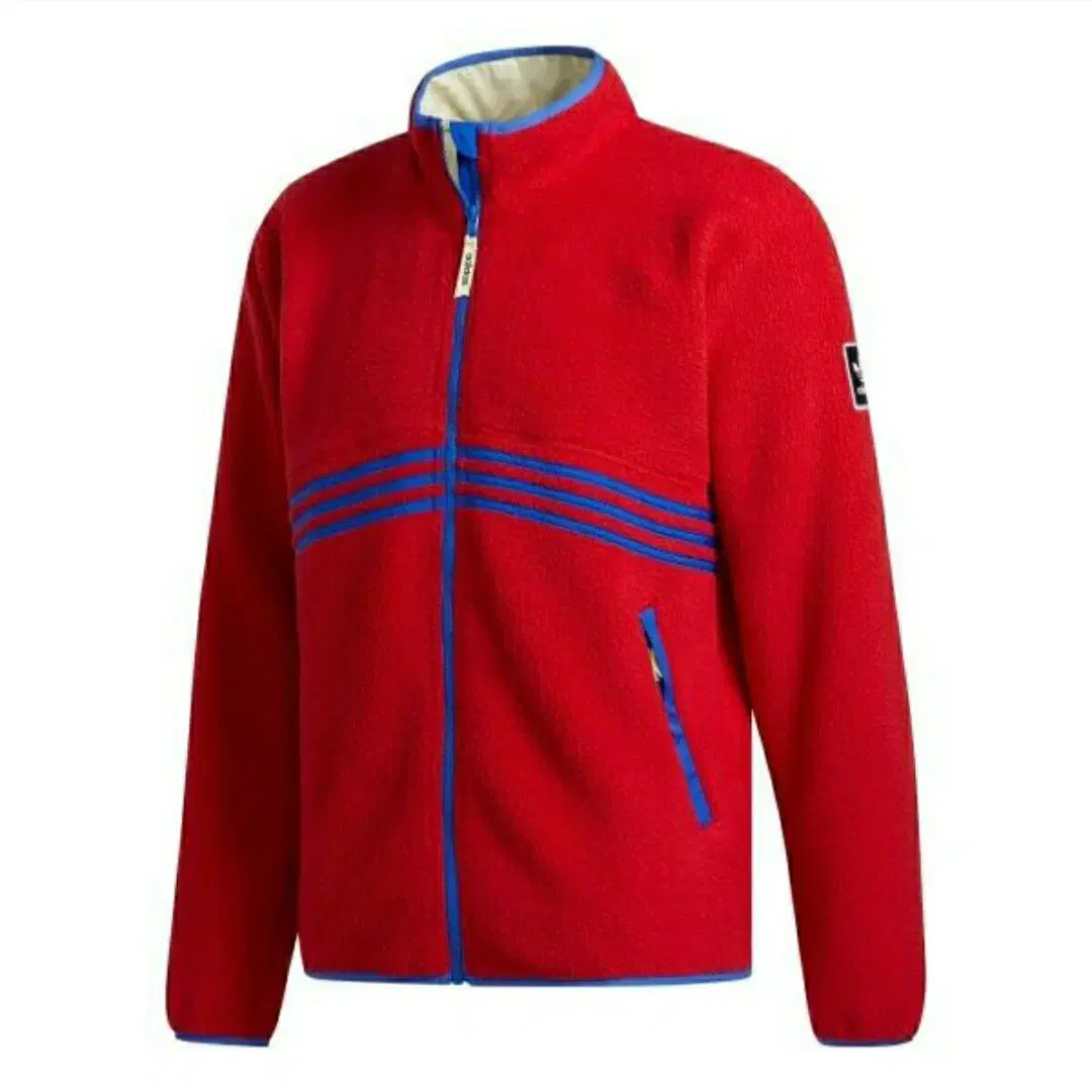 [New] Adidas Furis Jacket Sherpa Full Zip Up Red/ L