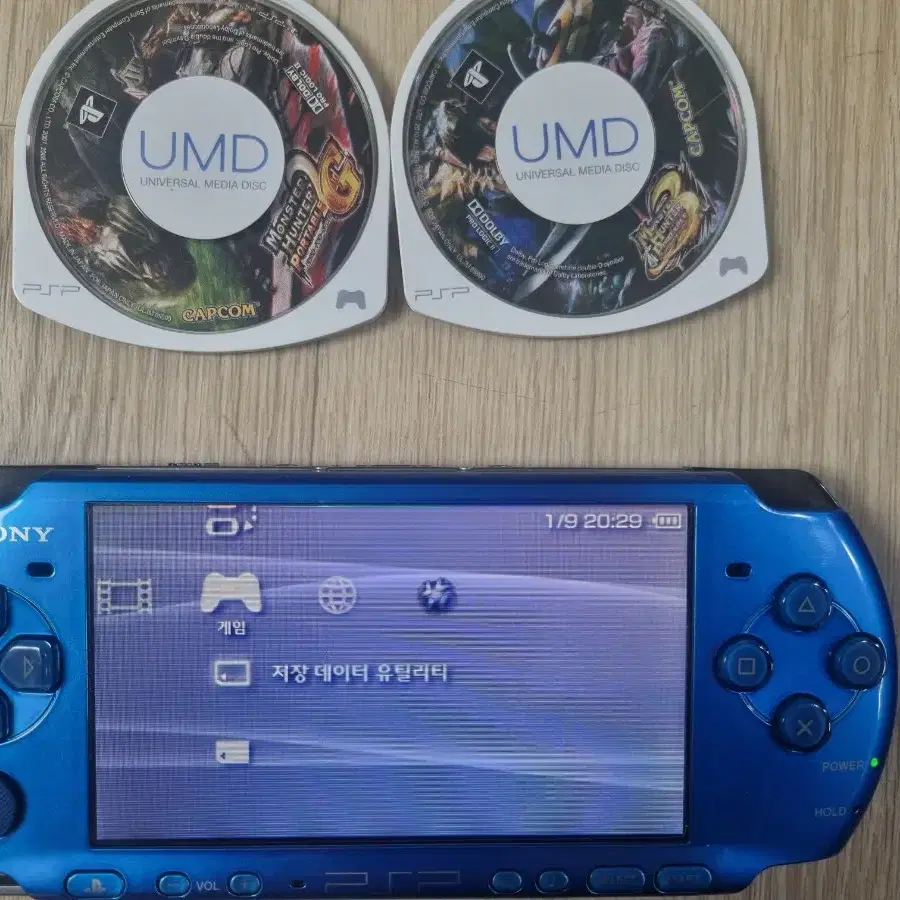 A급 PSP 3000번 UMD 2장