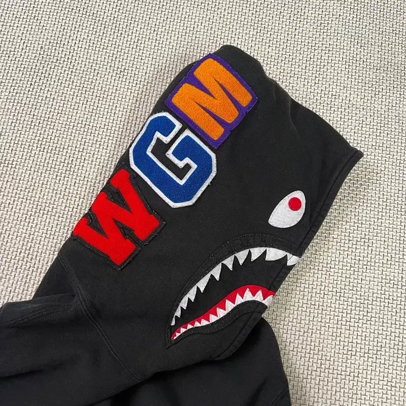 [XL] bape Shark Hoodie Black