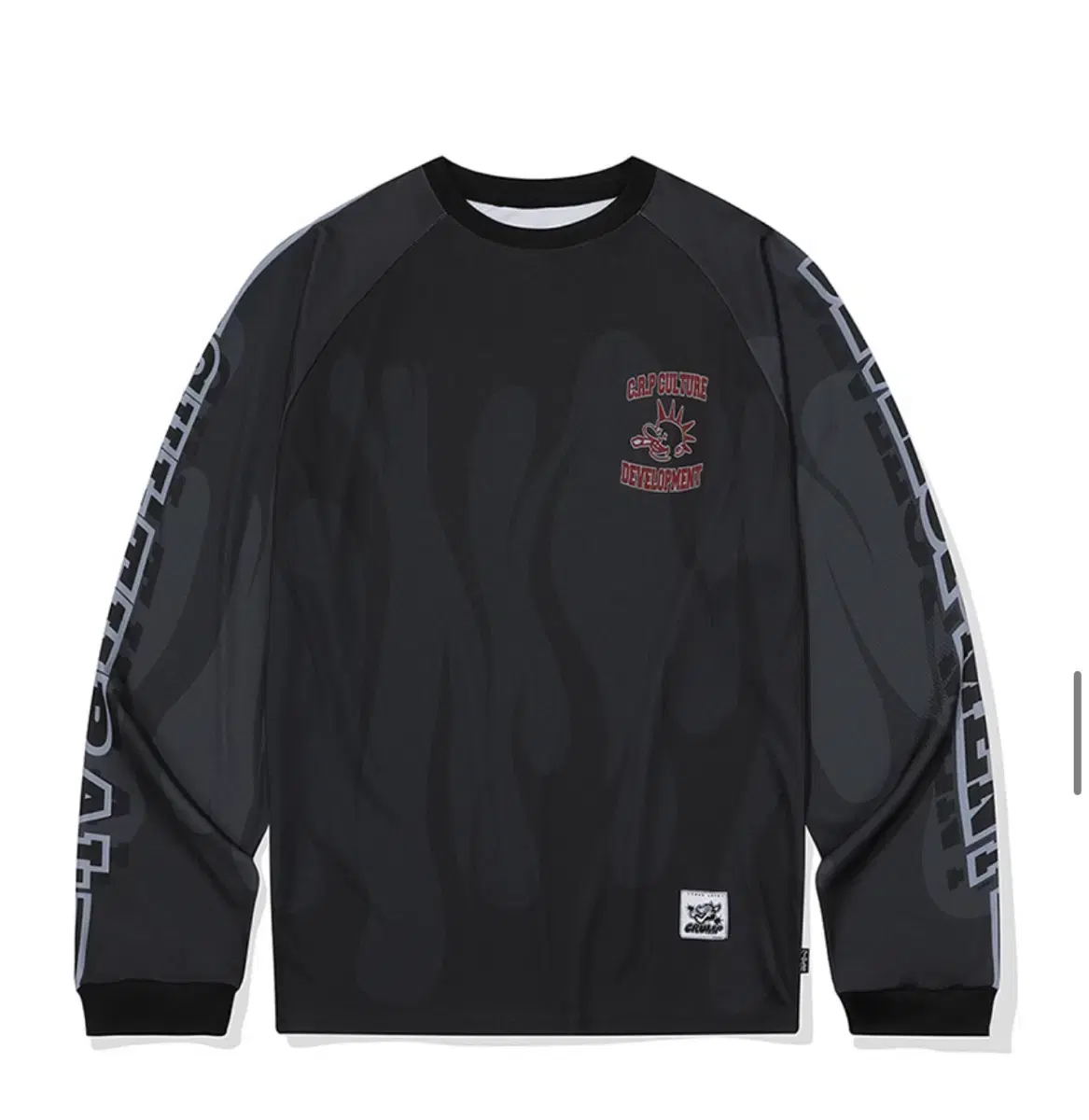 [L] Crump Colorblock Long Sleeve [Black]