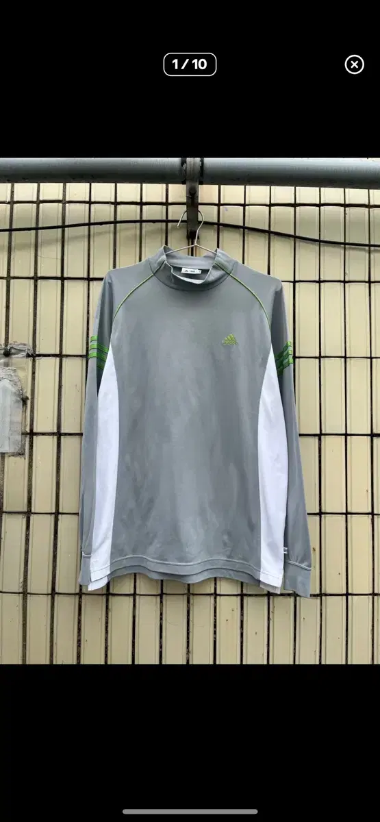 Adidas Rare Gray Turtleneck Jersey Adidas