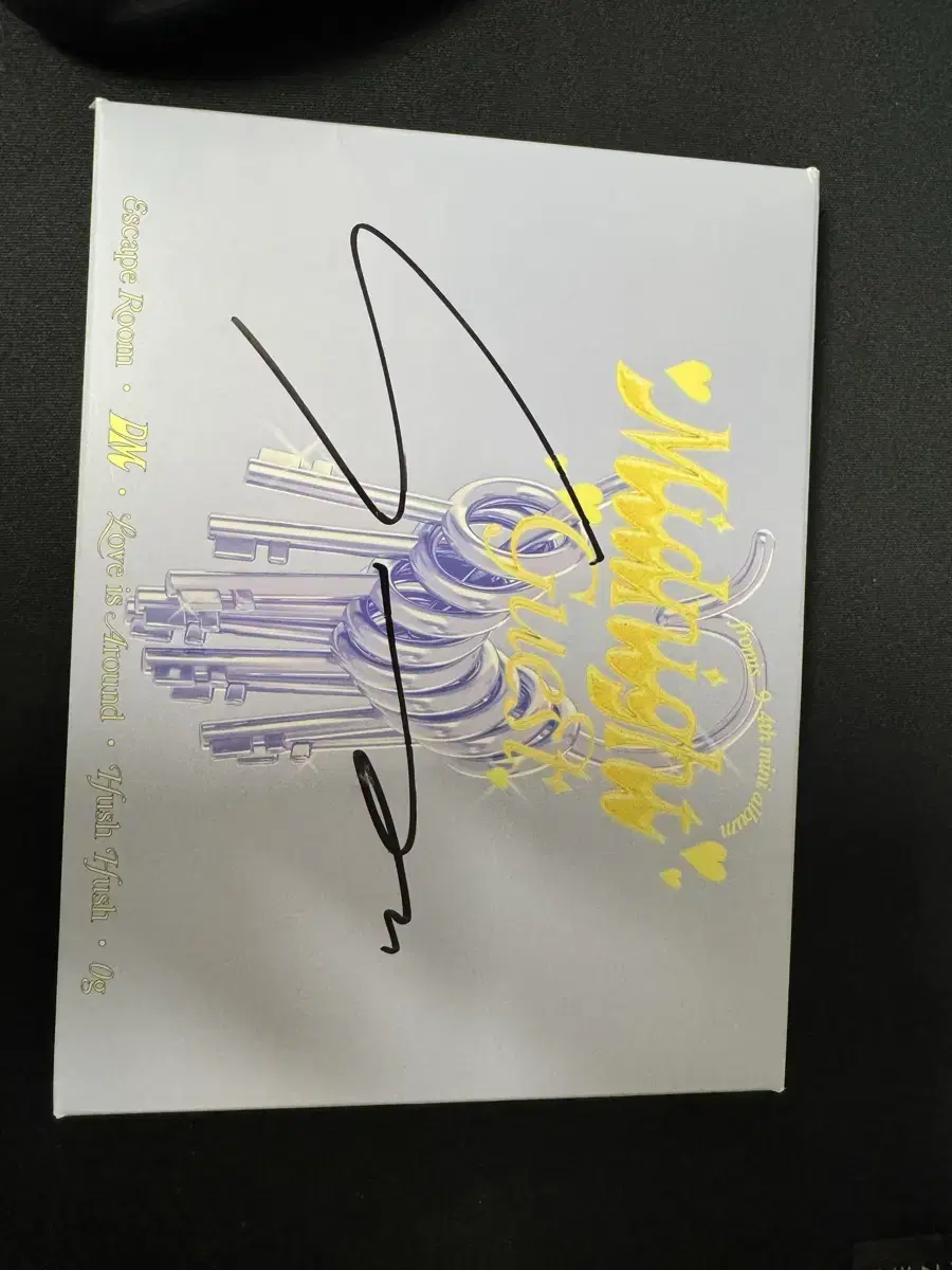 Midnight West MWAVE song hayoung fromis 9 Signed Albums