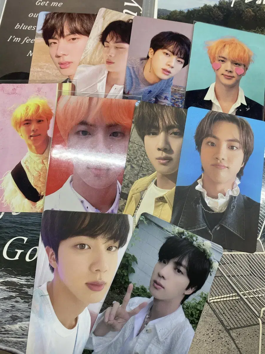 bangtan kim seokjin album photocard bulk wts