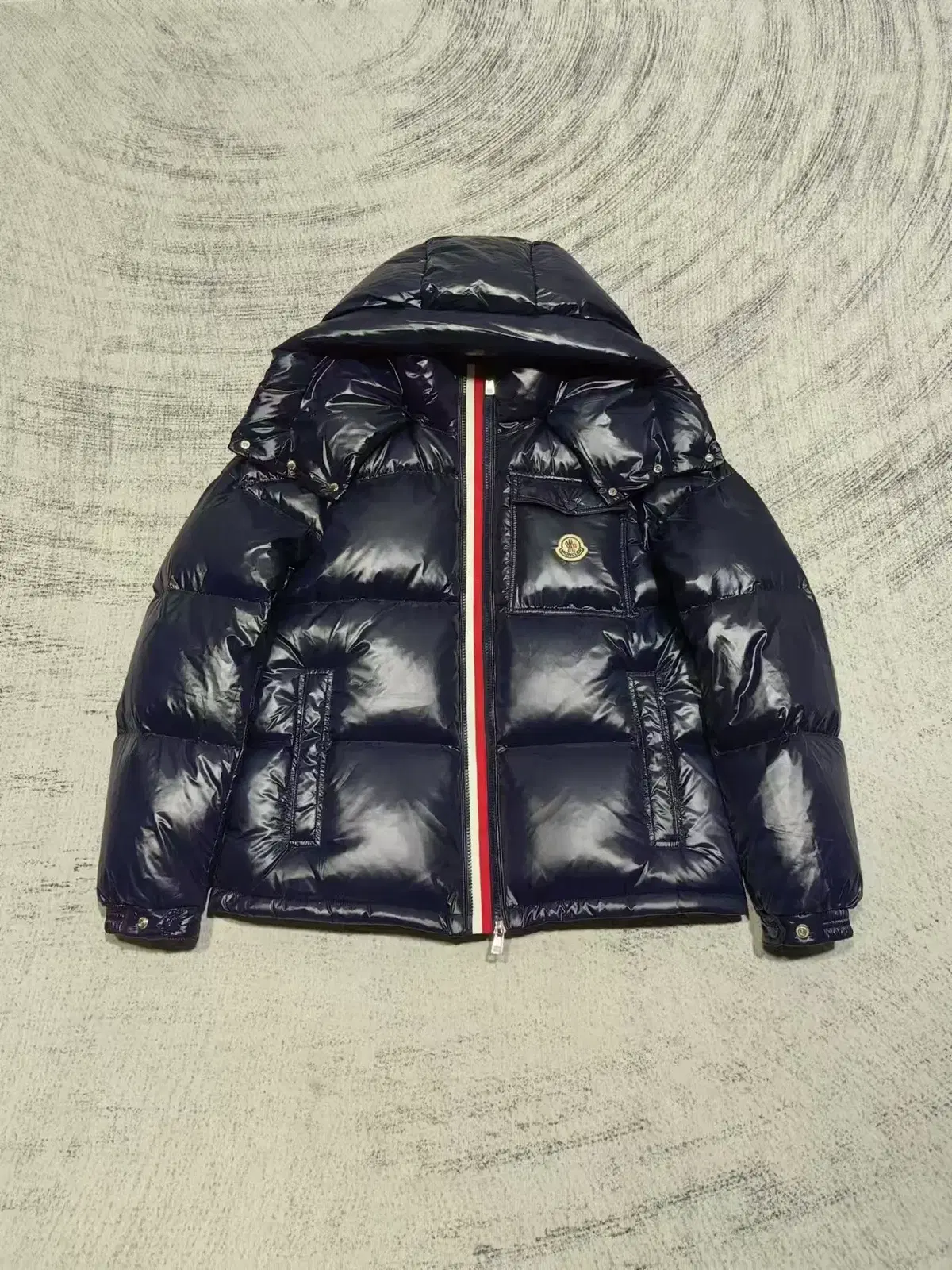 Moncler Men's Hooded Down Puffer Jacket Black