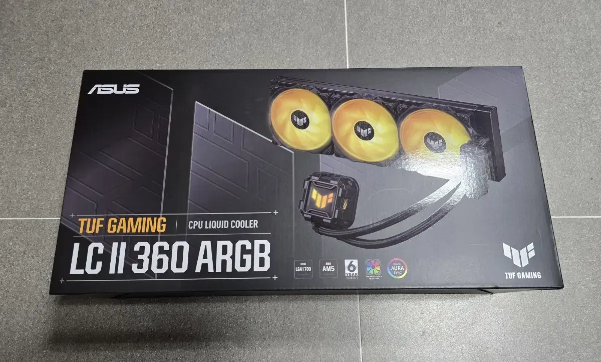 미개봉 3열 수냉쿨러 ASUS TUF Gaming LC II 360