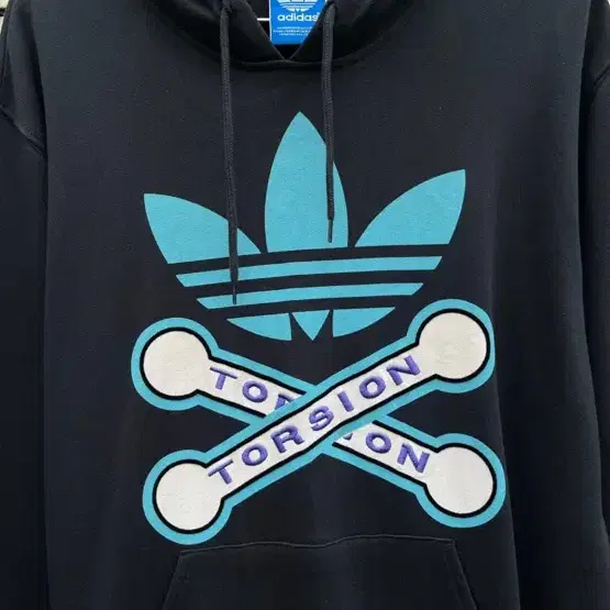 아디다스 파이어버드 빅로고 후드티셔츠 Adidas