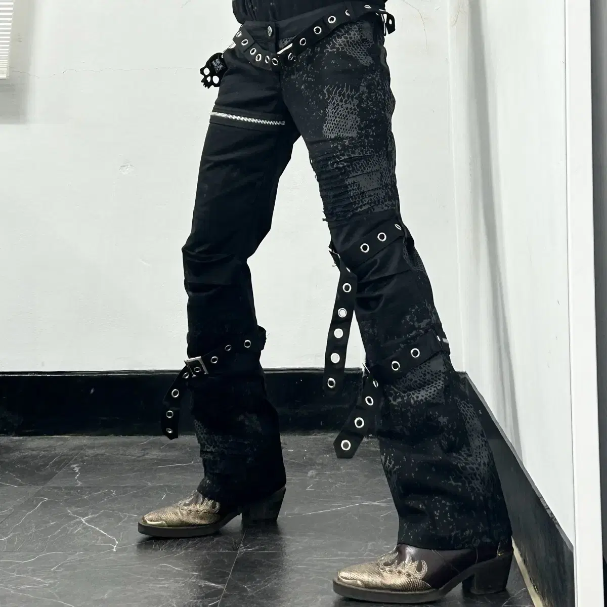 (NEW) Punk Rave Bondage Punk Pants