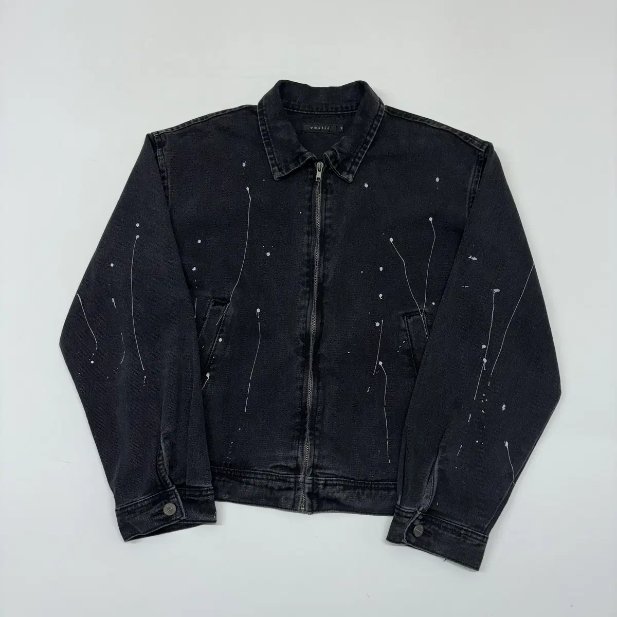 Bastik Painting Denim Jacket M [41125]