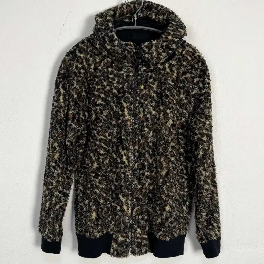 vintage leopard fleece jacket