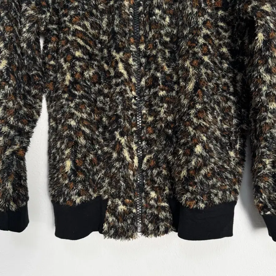 vintage leopard fleece jacket