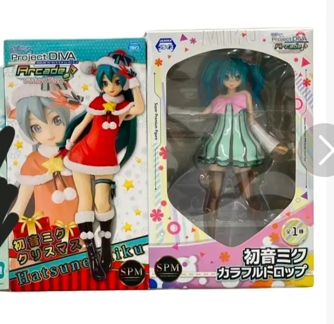 Hatsune Miku Santa ProjectDiva Colorful Drop Figures Melkal Small