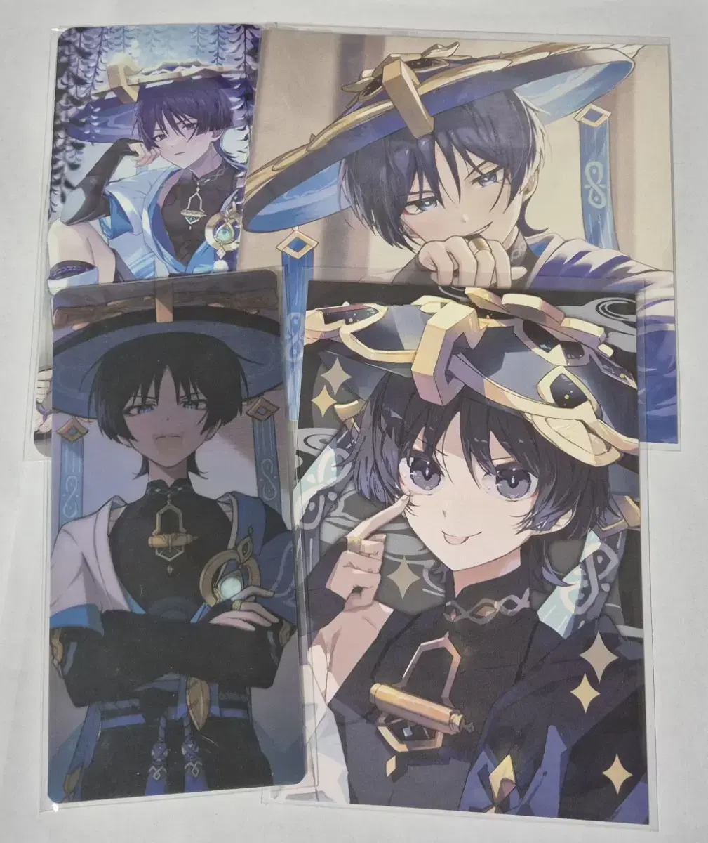 Genshin Impact Wanderer unofficial goods postcard Cardtech Lenticular