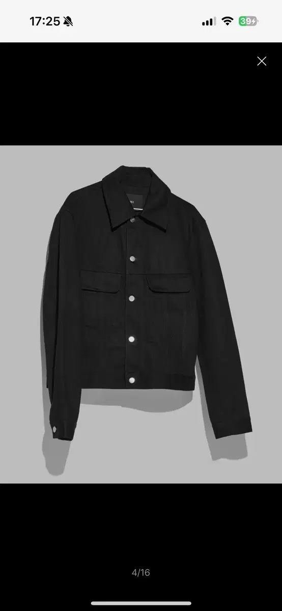 Flack015BBlack Jeans Jacket