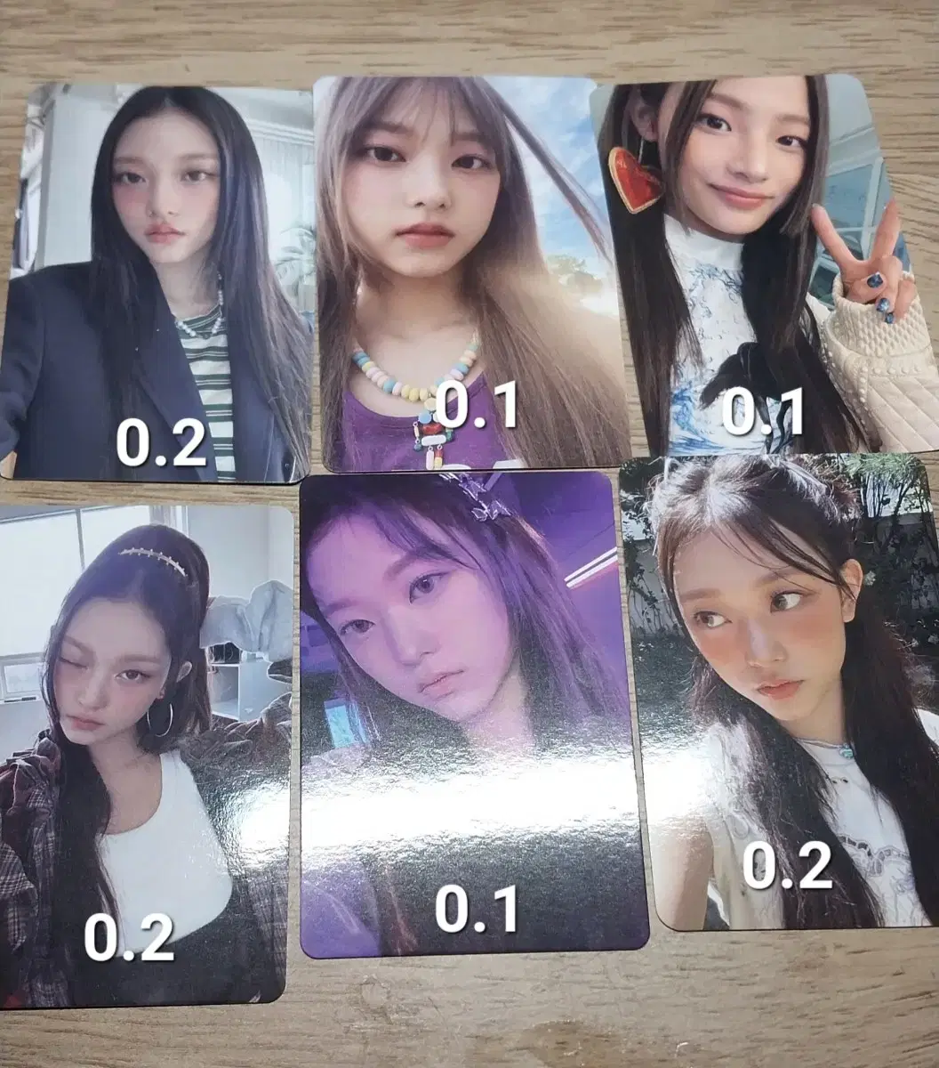 New Jeans haerin hyein minji photocard WTS