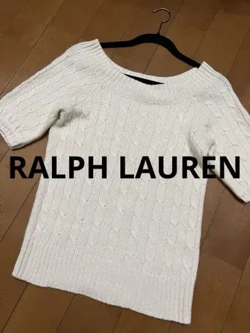 새상품급 랄프 로렌RALPH LAUREN 캐시미어 니트 린넨 니트