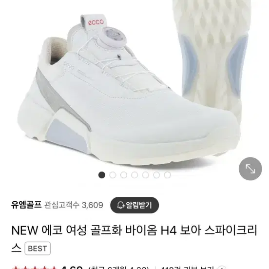 에코 여성 골프화 250