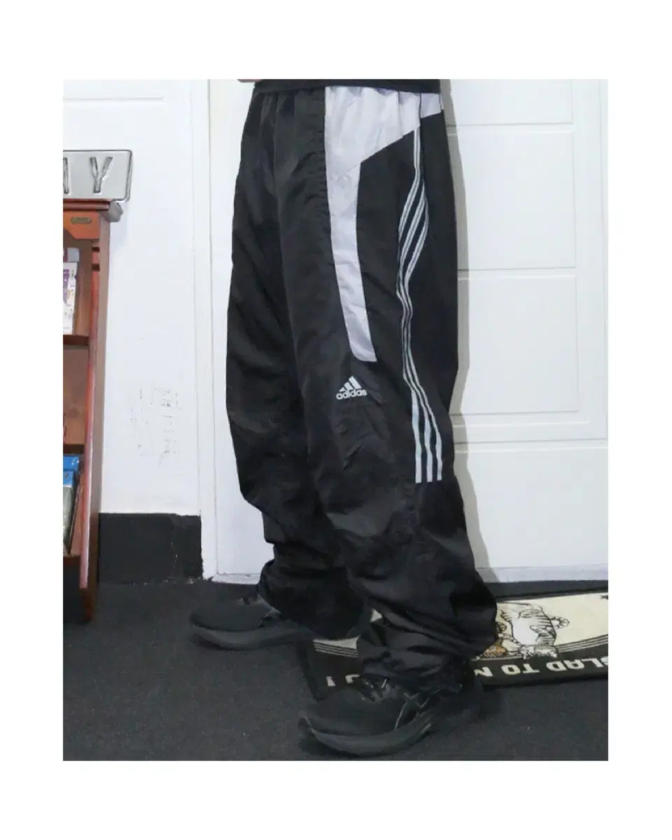 Vintage Adidas Black Track Pants