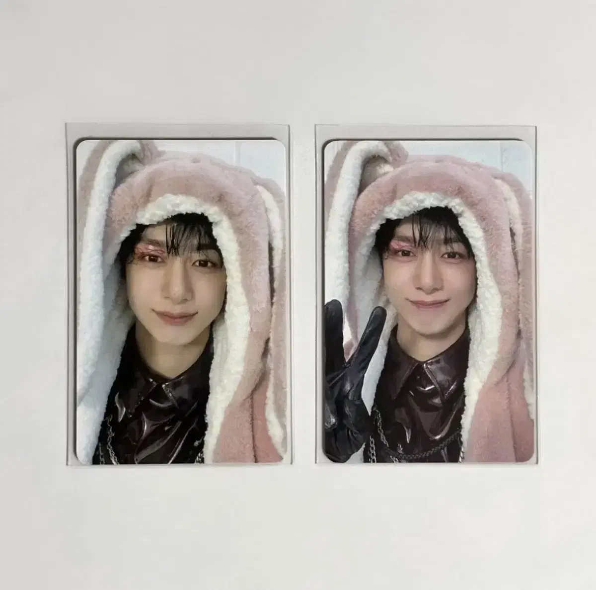 (bulk) monsta x hyungwon with muu bunnypoca unreleased photocard