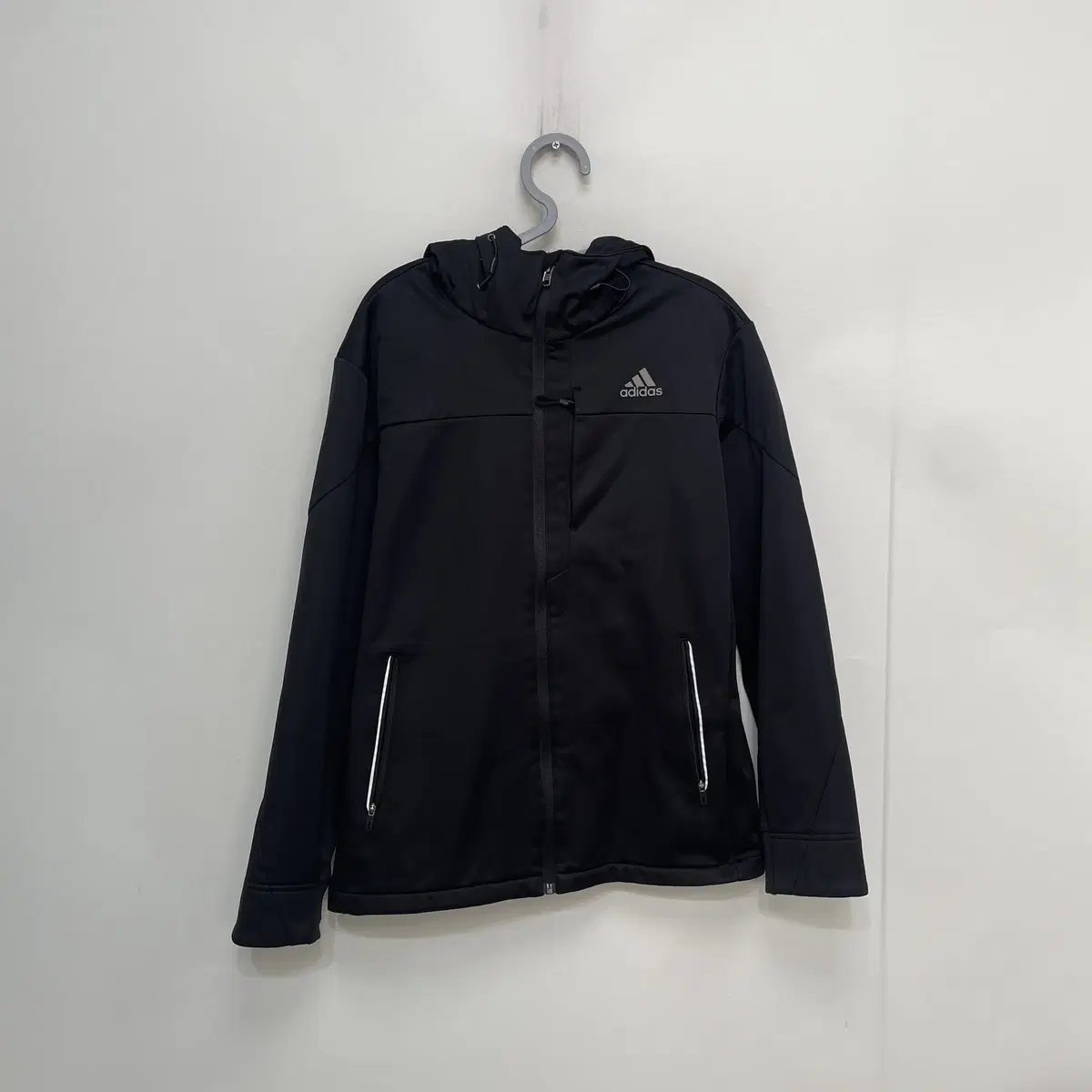 adidas Men's Brushed Hoodie Zip Up 95