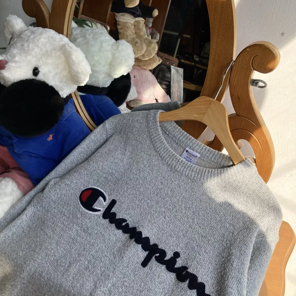 Champion Big Logo Bokashi Knit