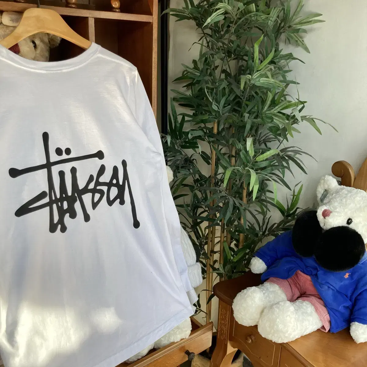 Stussy Basic Big Logo Long Sleeve