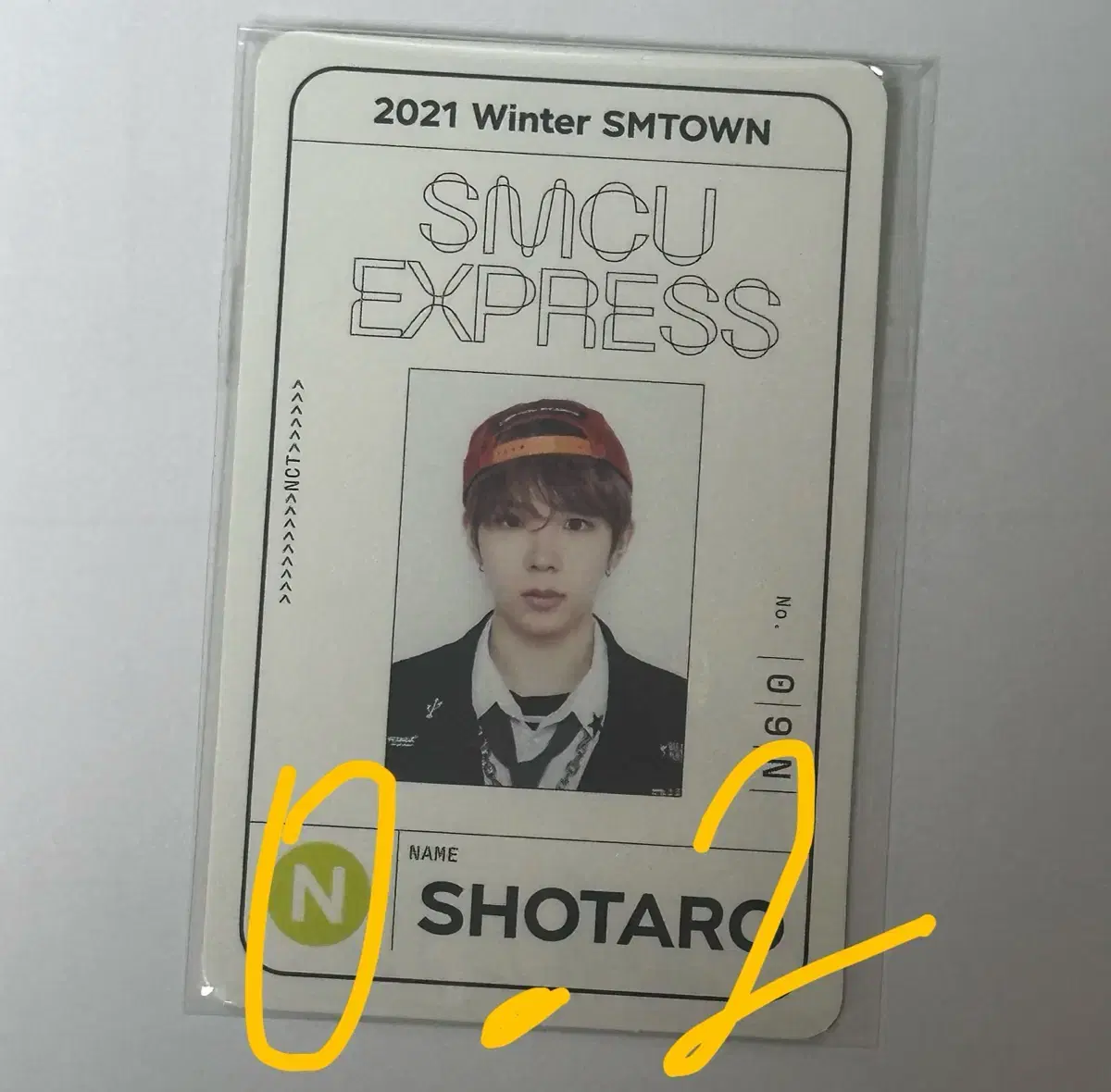 2021 SMCU Winter Album shotaro Pass Card