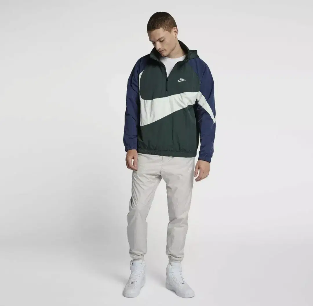 Nike Anorak Half Zip Big Swoosh Jacket