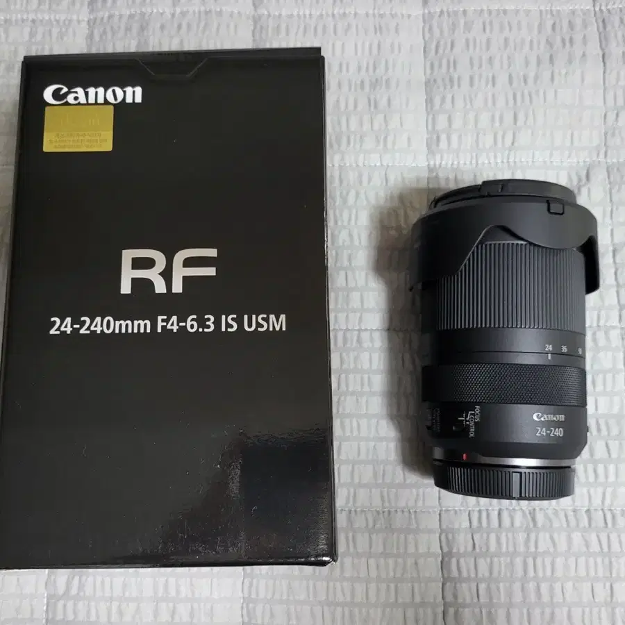 캐논 RF24-240mm F4-6.3 IS USM 렌즈 팝니다.