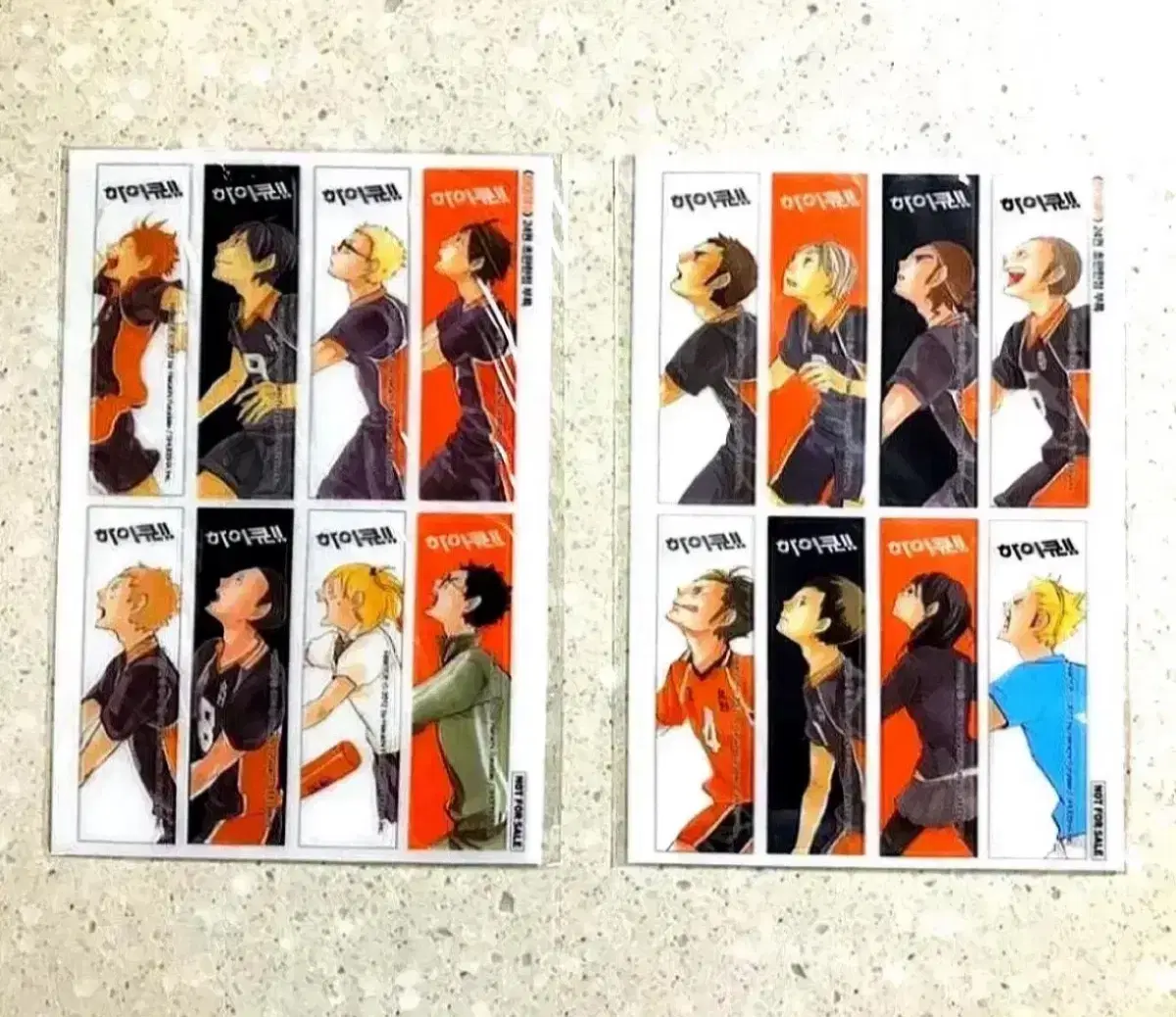 [bulk/unsealed] haikyuu Bookmark for the first edition of 24 books pre-order benefit Bookmark for the special appendix.