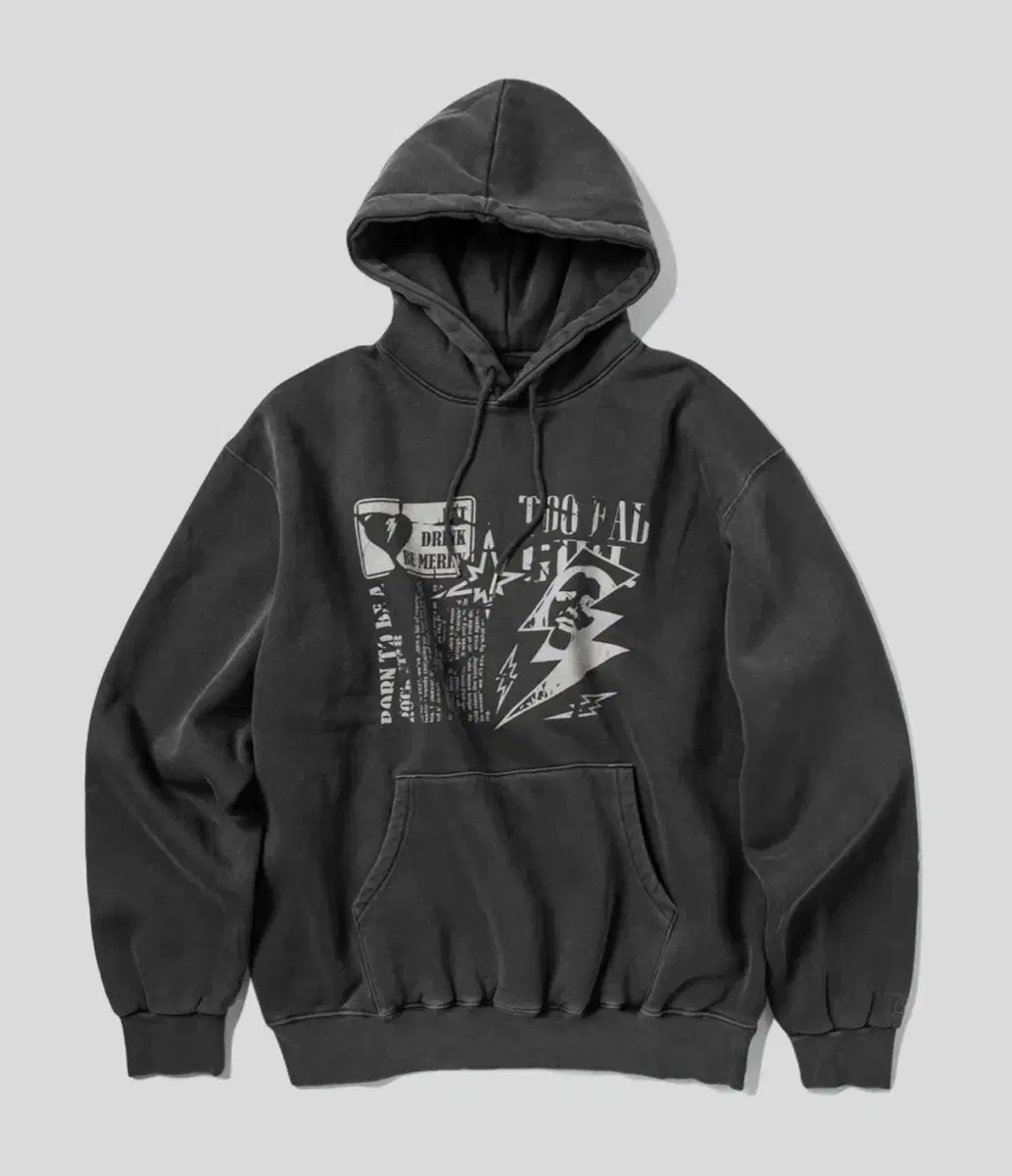 Supersub Crushed Funk Pigmented Brushed Hoodie