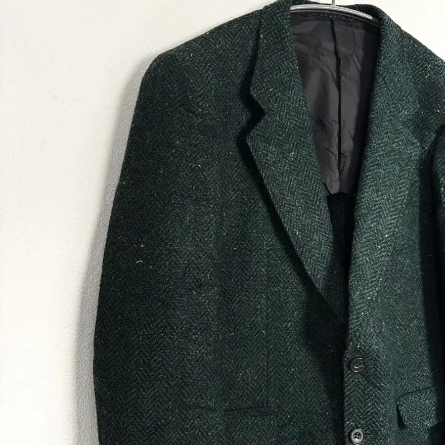 vintage tweed wool tailored jacket