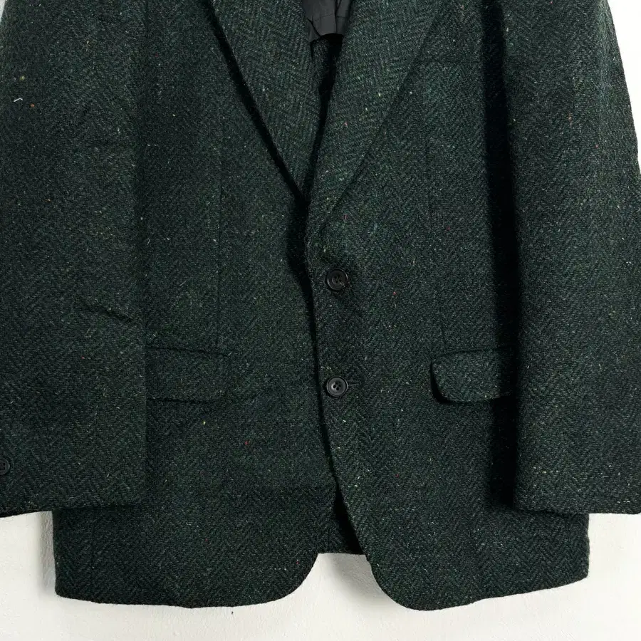 vintage tweed wool tailored jacket