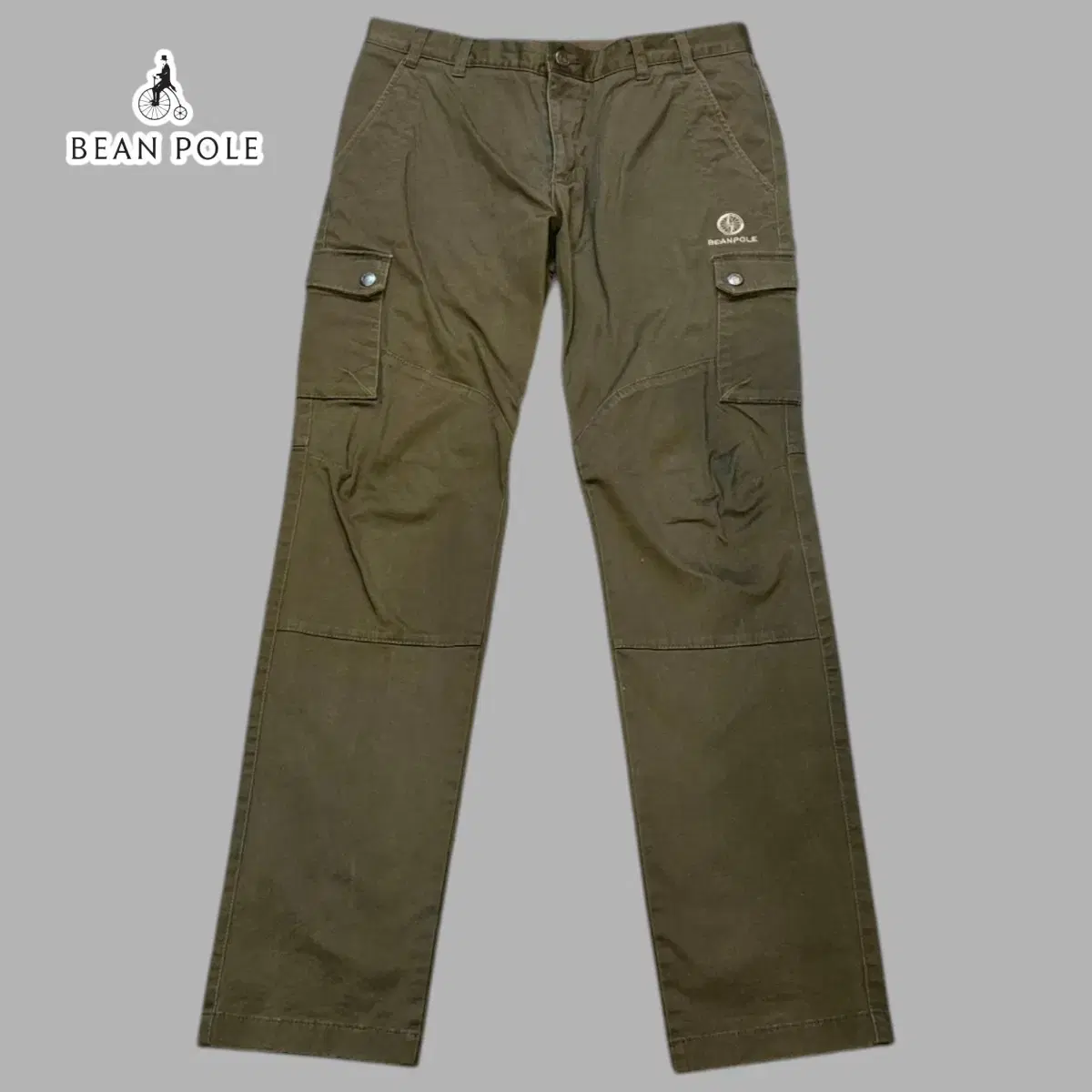 (32")Beanpole Khaki Slim Fit Cotton Cargo Pants