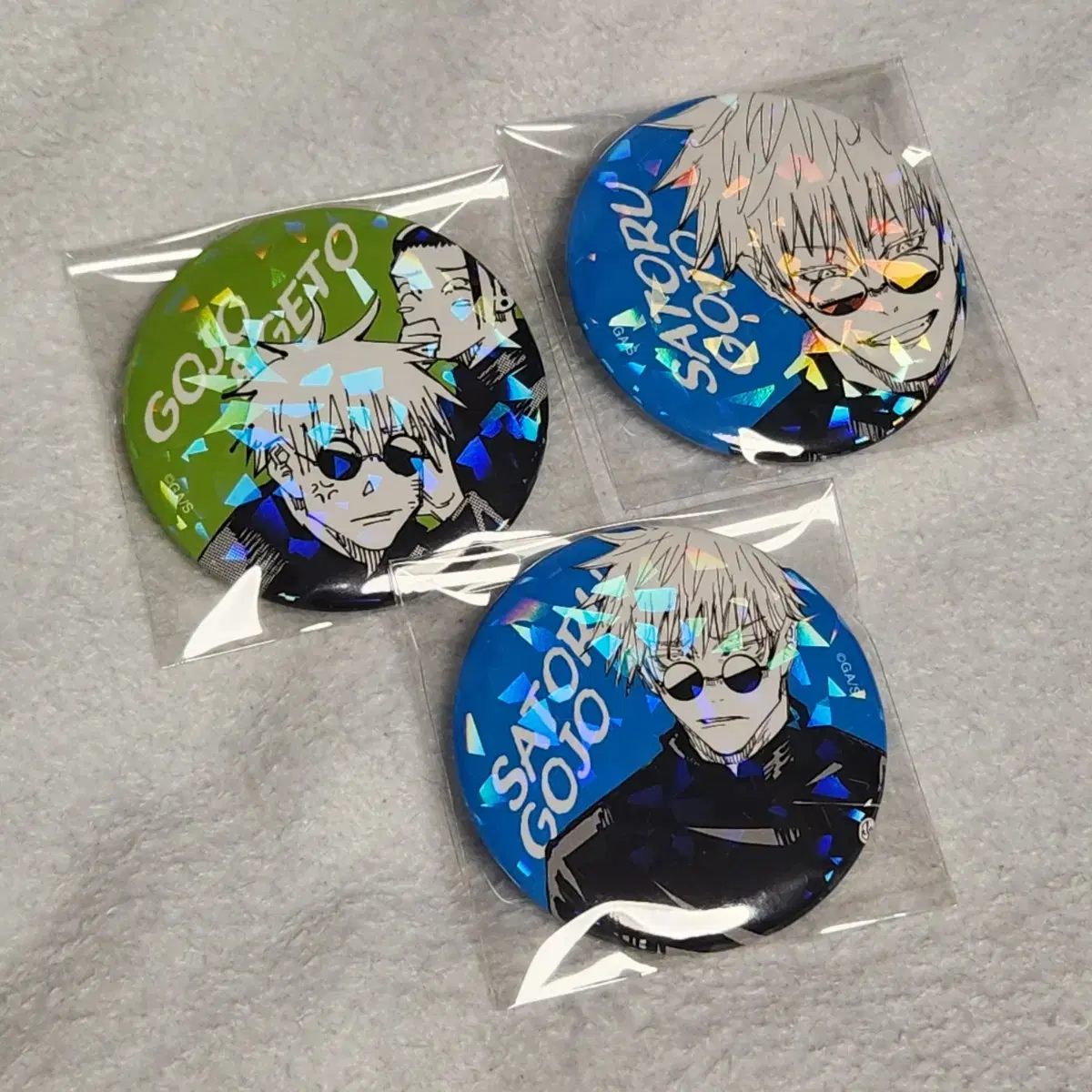 Bulk) Jutsu Rotation Jump Shop All-Star Can Badge Jade Jade Gojo Satoru Geto Suguru