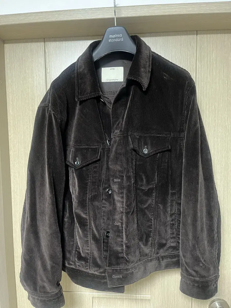 Pottery Corduroy Trucker Jacket Brown 3 sizes