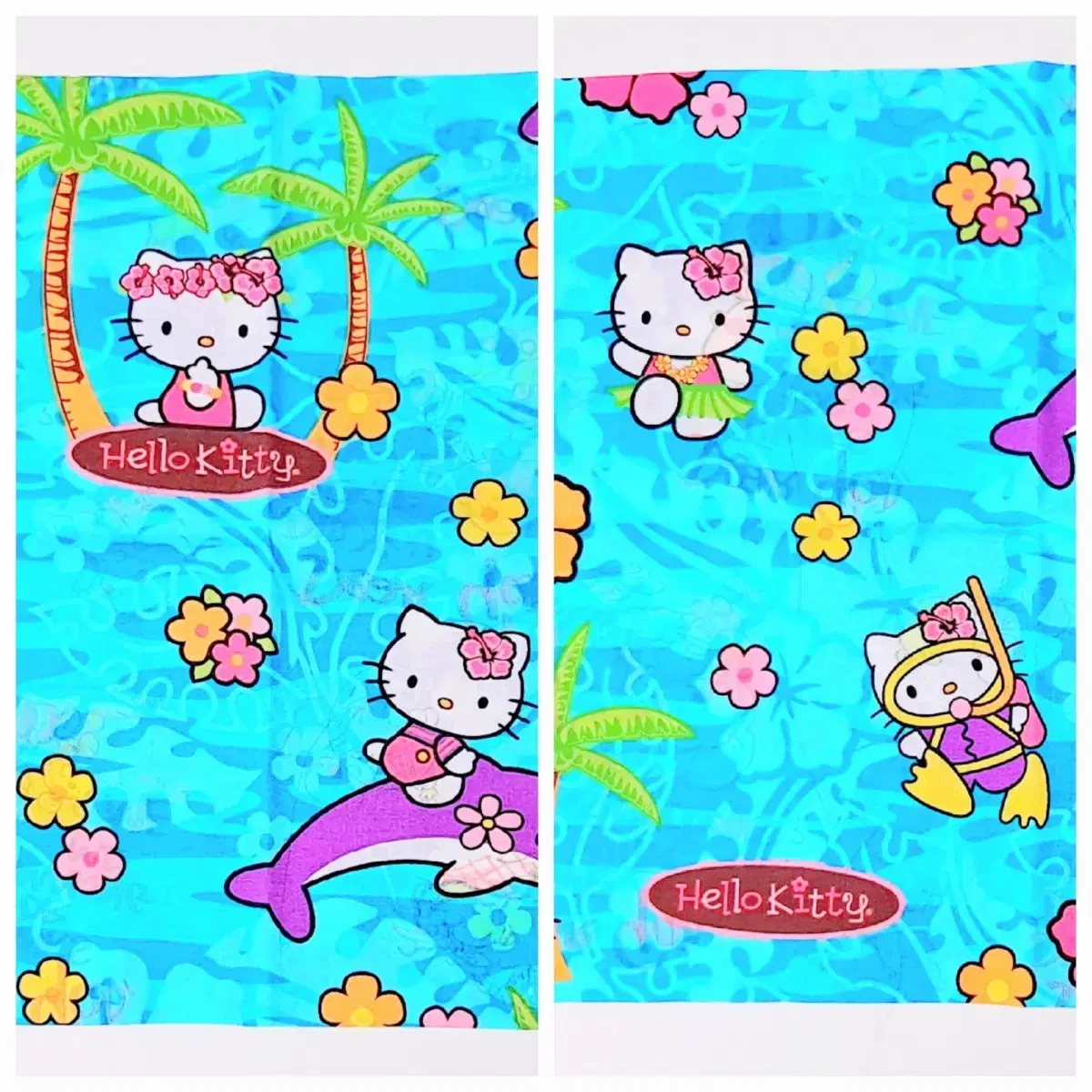 [Bulk] San Rio Classic Kitty Hawaiian Kitty Cloth Vintage Background Cloth